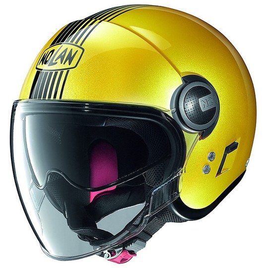 Nolan N21 Mini-Jet Motorcycle Helmet Visor Joie De Vivre 054 Spark Yellow