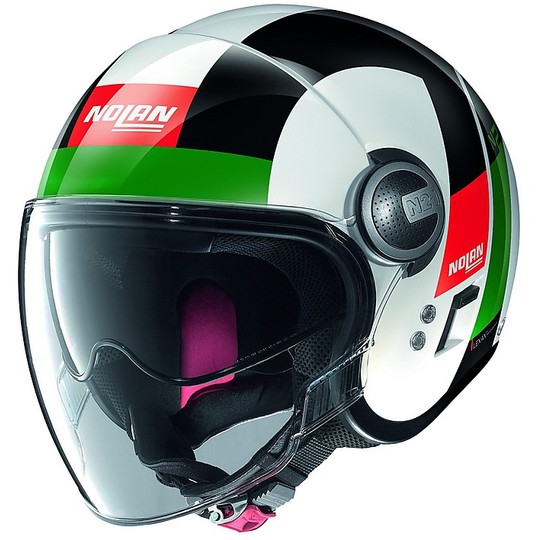 Nolan N21 Mini-Jet Motorcycle Helmet Visor Spheroid 045 Glossy White