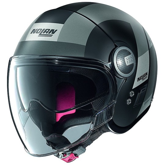 Nolan N21 Mini-Jet Motorcycle Helmet Visor Spheroid 048 Matt Black