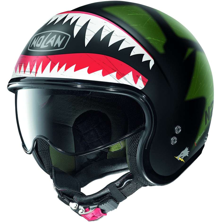 Nolan N21 SKYDWELLER 099 Matt Green Motorcycle Helmet