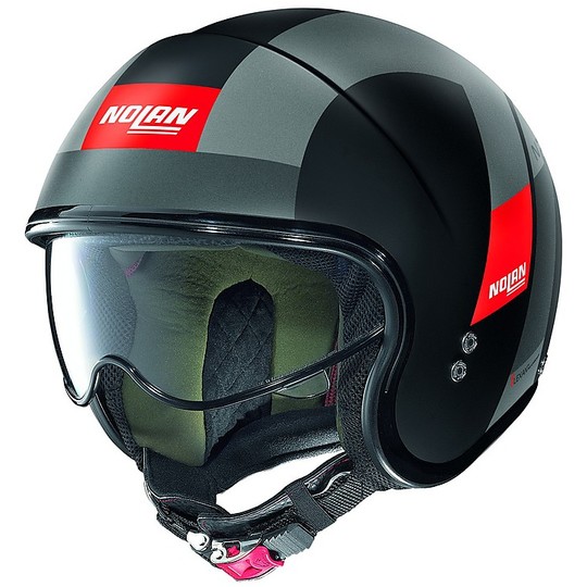 Nolan N21 Spheroid Mini-Jet Motorcycle Helmet 076 Matte Black