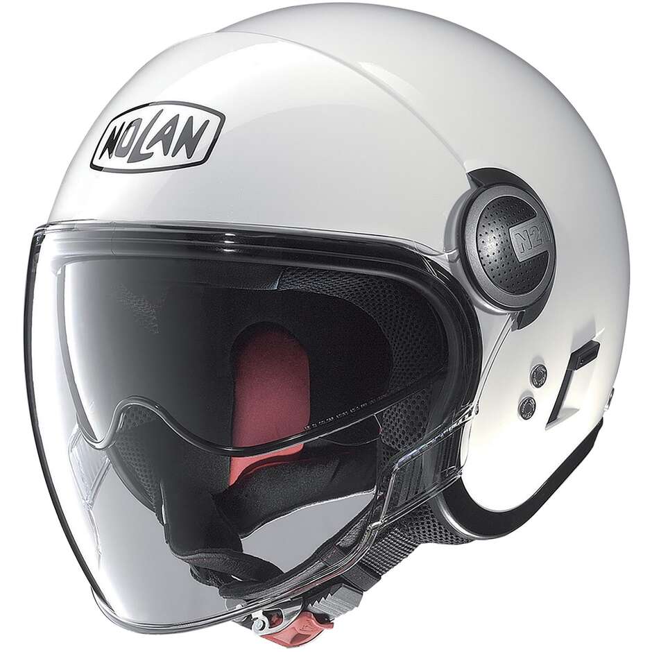 Nolan N21 VISOR 06 CLASSIC 005 White Motorcycle Jet Helmet