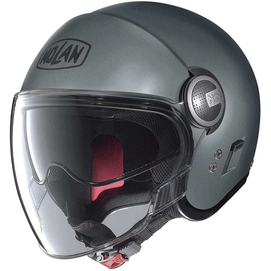 Nolan N21 VISOR 06 CLASSIC 102 Vulcan gray Matt Motorcycle Jet Helmet