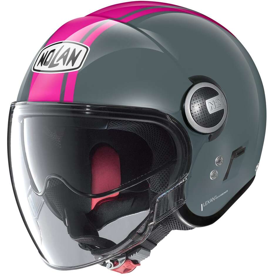 Nolan N21 VISOR 06 DOLCE VITA 120 Fuchsia Jet Motorcycle Helmet