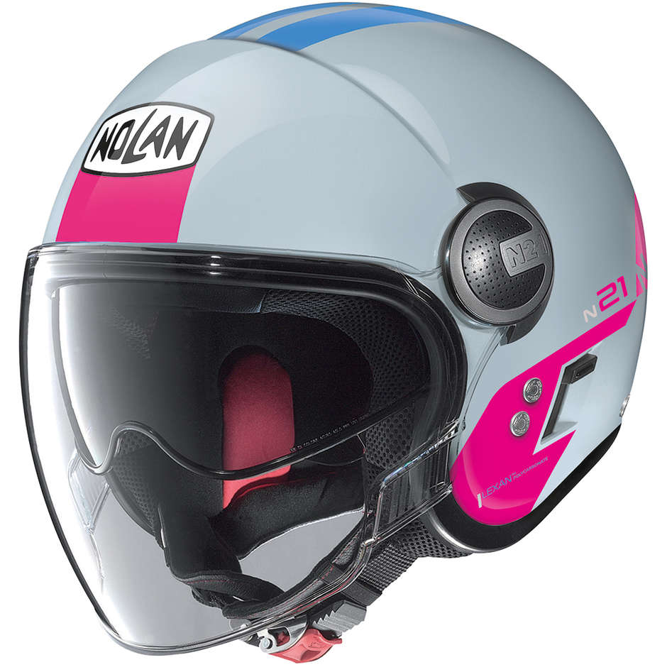 Nolan N21 VISOR AGILITY 118 Zephyr White Motorcycle Helmet
