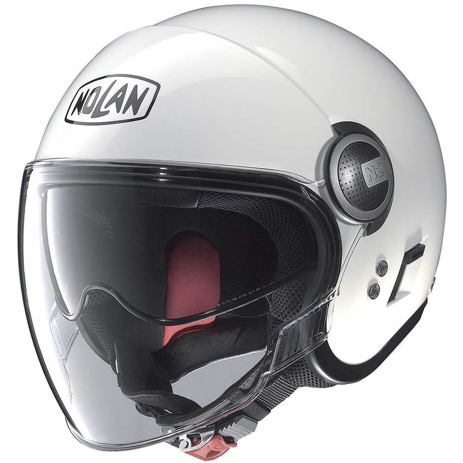 Nolan N21 Visor Classic 005 White Metal Helmet Mini Visor Helmet