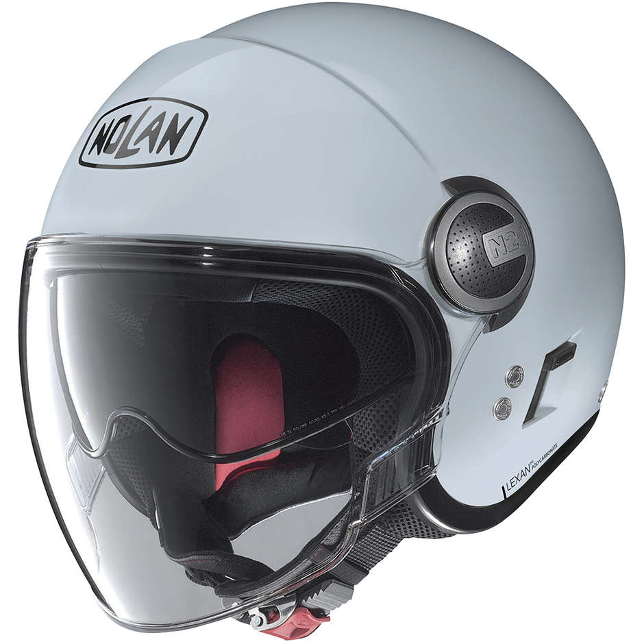 Nolan N21 VISOR CLASSIC 106 Zephyr White Motorcycle Helmet