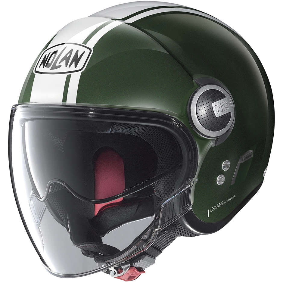 Nolan N21 VISOR DOLCE VITA 098 Forest Green Motorcycle Helmet