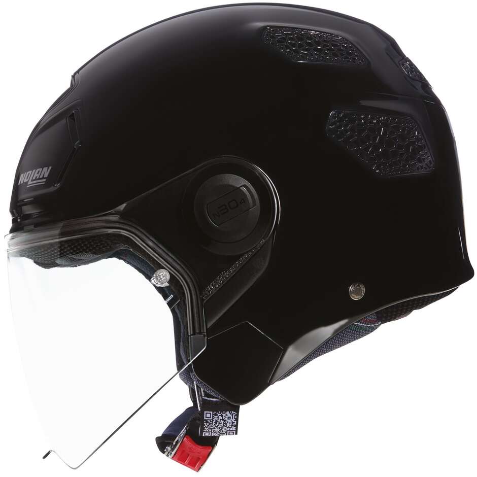 Nolan N30-4 T CLASSIC 302 Mattschwarzer Motorrad-Jethelm