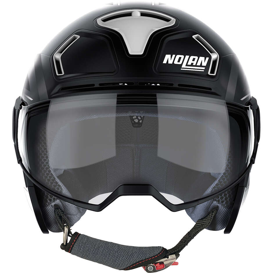 Nolan N30-4 T PARKOUR 024 Jet Motorcycle Helmet Matt Black White