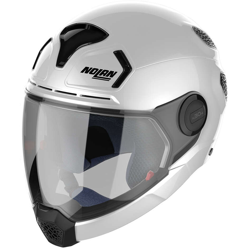 Nolan N30-4 VP CLASSIC 005 Crossover Motorcycle Helmet White Metal