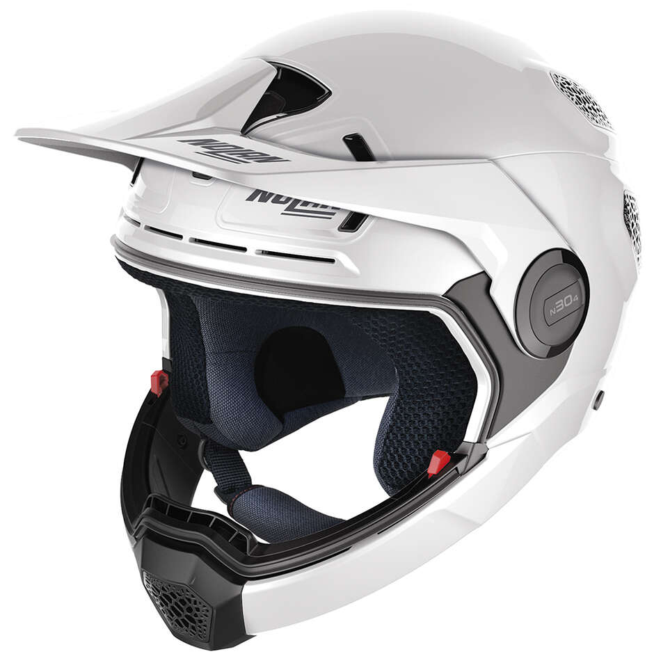 Nolan N30-4 XP CLASSIC 005 Crossover Motorcycle Helmet White Metal