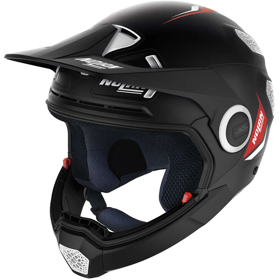 Nolan N30-4 XP INCEPTION 023 Crossover Motorcycle Helmet Matt Black White