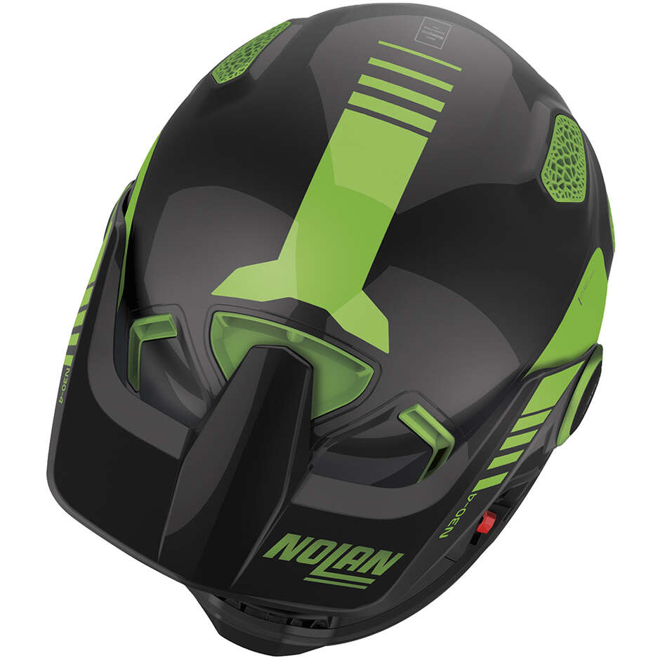 Nolan N30-4 XP UNCHARTED 026 Crossover Motorcycle Helmet Black Green