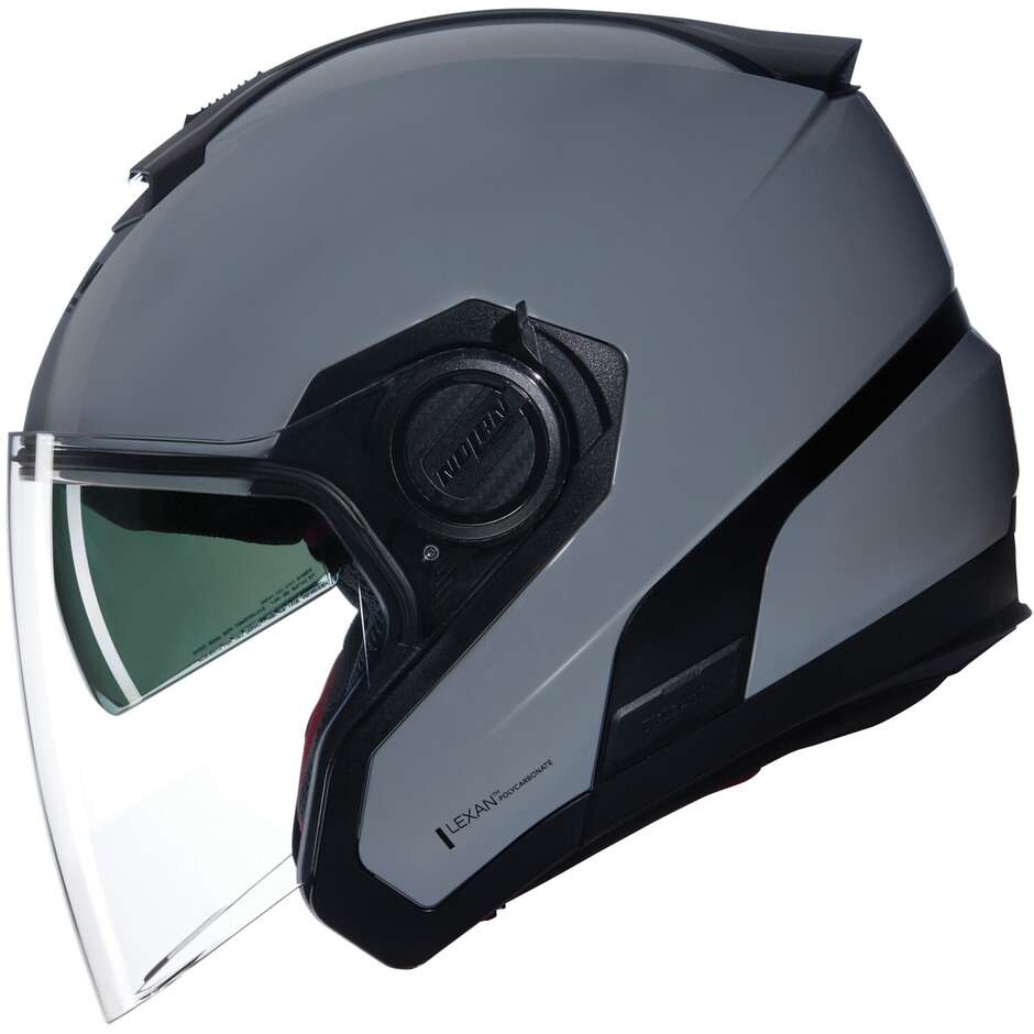 Nolan N40-5 06 CLASSIC 303 glänzend grauer Motorrad-Jethelm