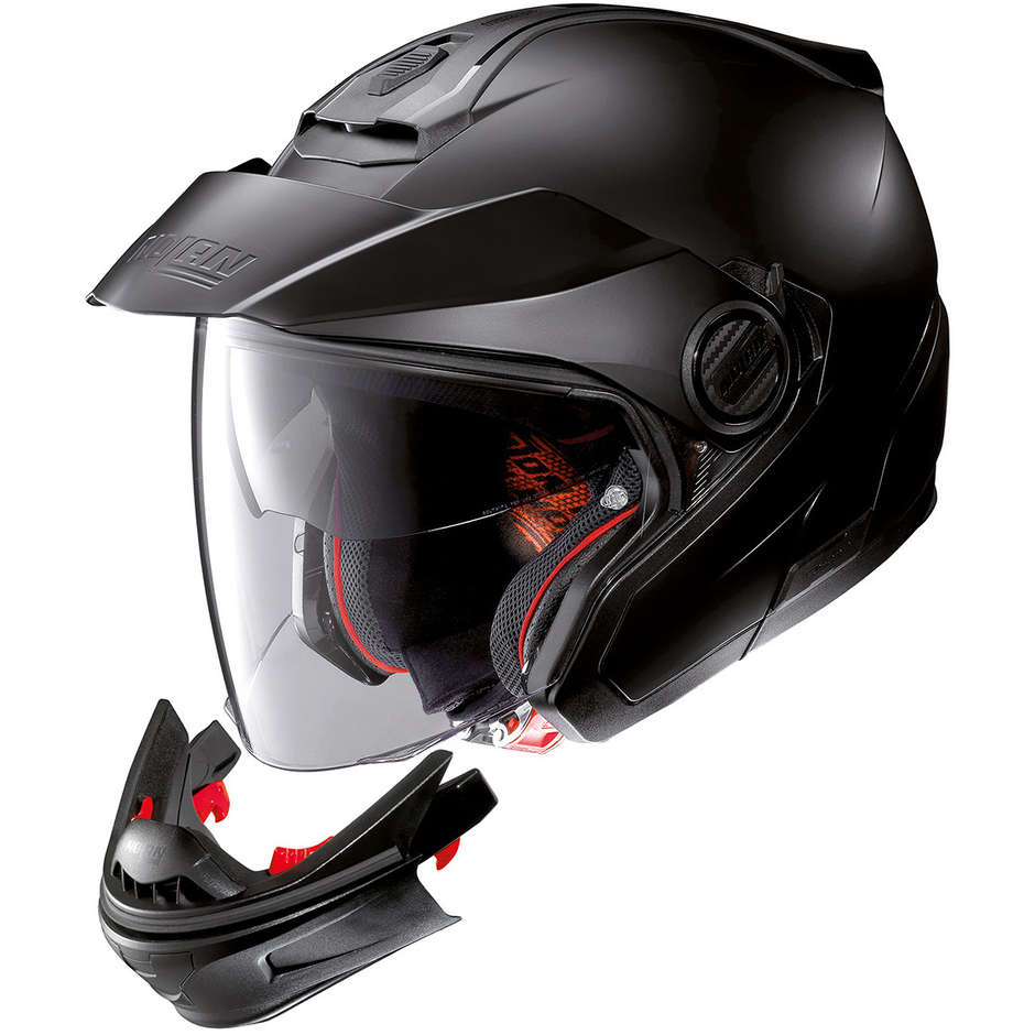 Nolan N40.5 GT Classic Modular Crossover Helmet N-COM Black Opaque
