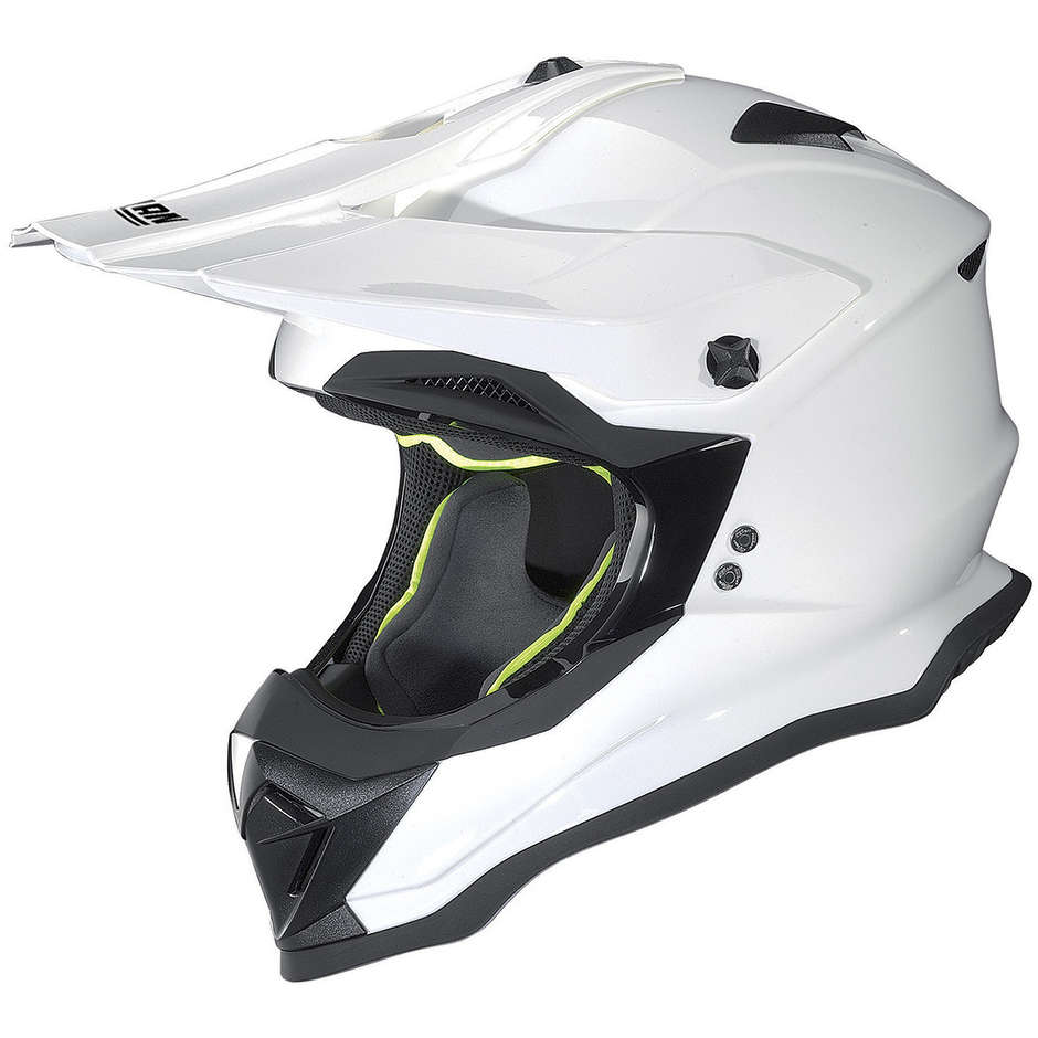 Nolan N53 Smart 015 White Enduro Motorcycle Helmet