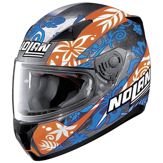 Nolan N60.5 Integral Motorcycle Helmet Gemini Replica 030 D. Petrucci Schratced