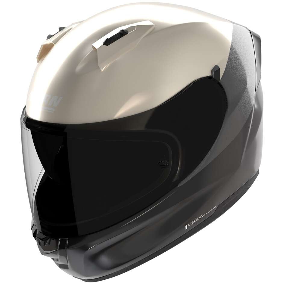 Nolan N60-6 Integralhelm Motorrad SONDERLACKIERUNG 346 Schwarz Elfenbein Anthrazit Glänzend