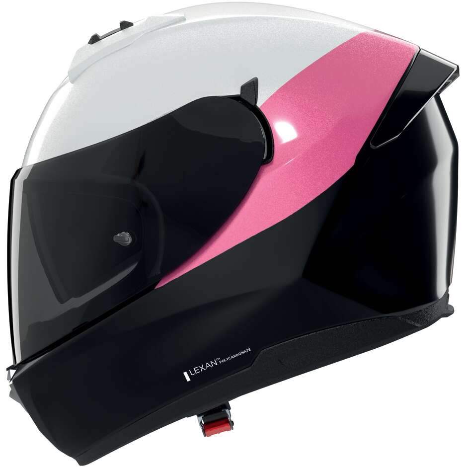 Nolan N60-6 Integralhelm Motorrad SONDERLACKIERUNG 347 Schwarz Weiß Fuchsia Glänzend