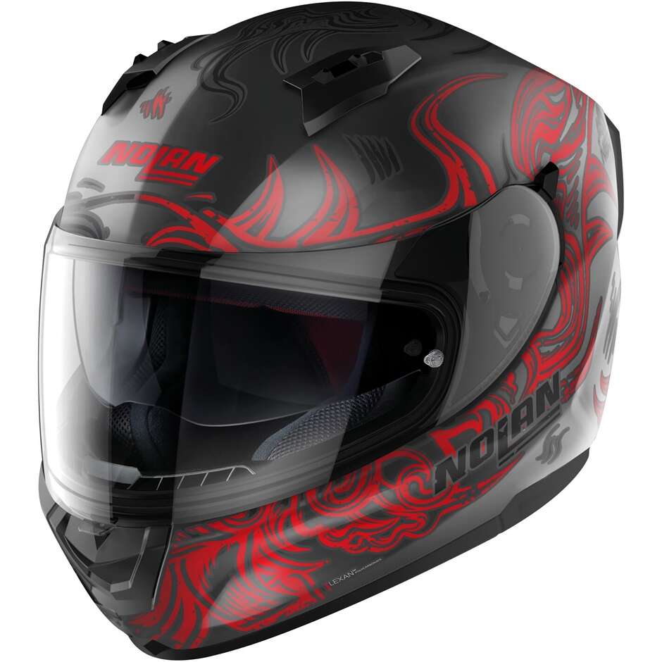 Nolan N60-6 MUSE 070 Full Face Motorcycle Helmet Red Black Matt