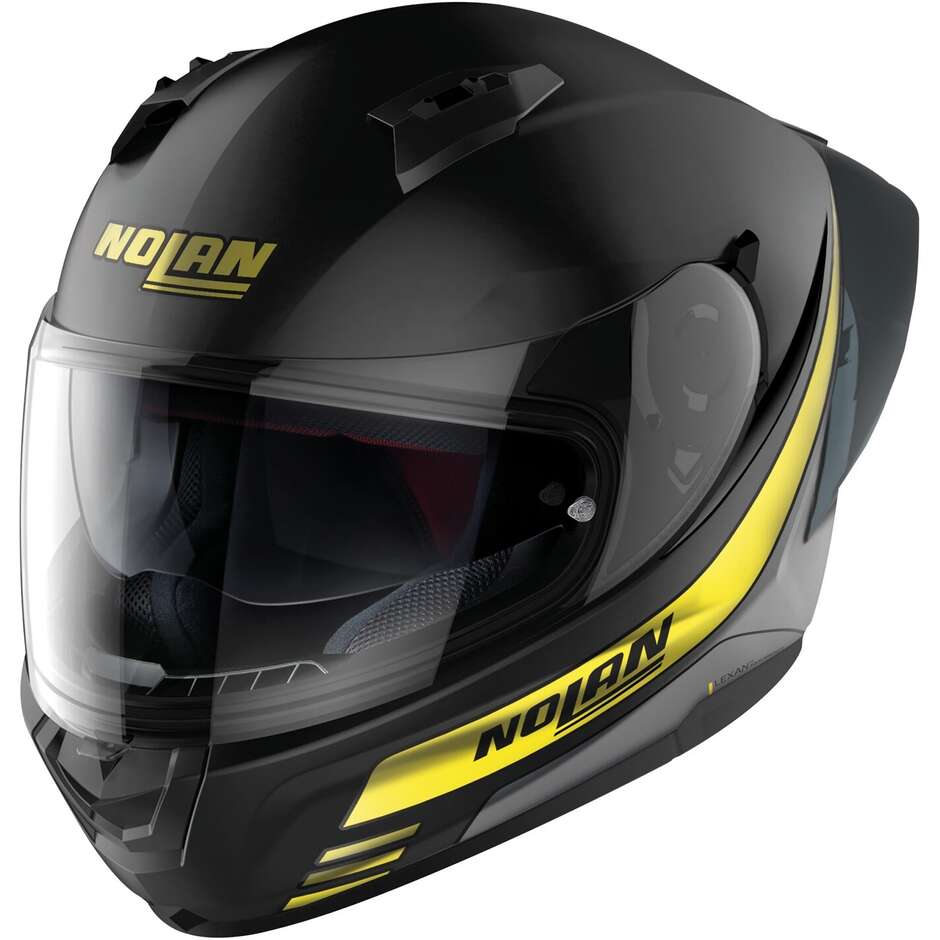 Nolan N60-6 SPORT OUTSET 022 Matt Yellow Integral Motorcycle Helmet