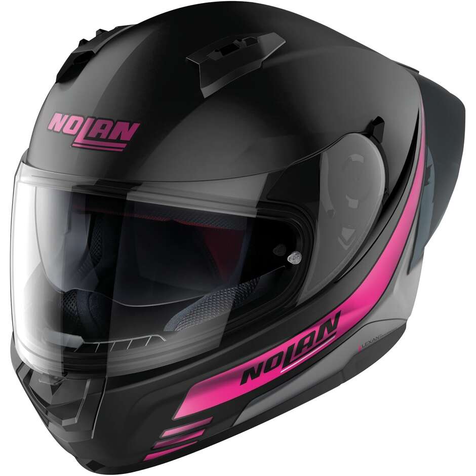 Nolan N60-6 SPORT OUTSET 023 Matt Fuchsia Integral Motorcycle Helmet