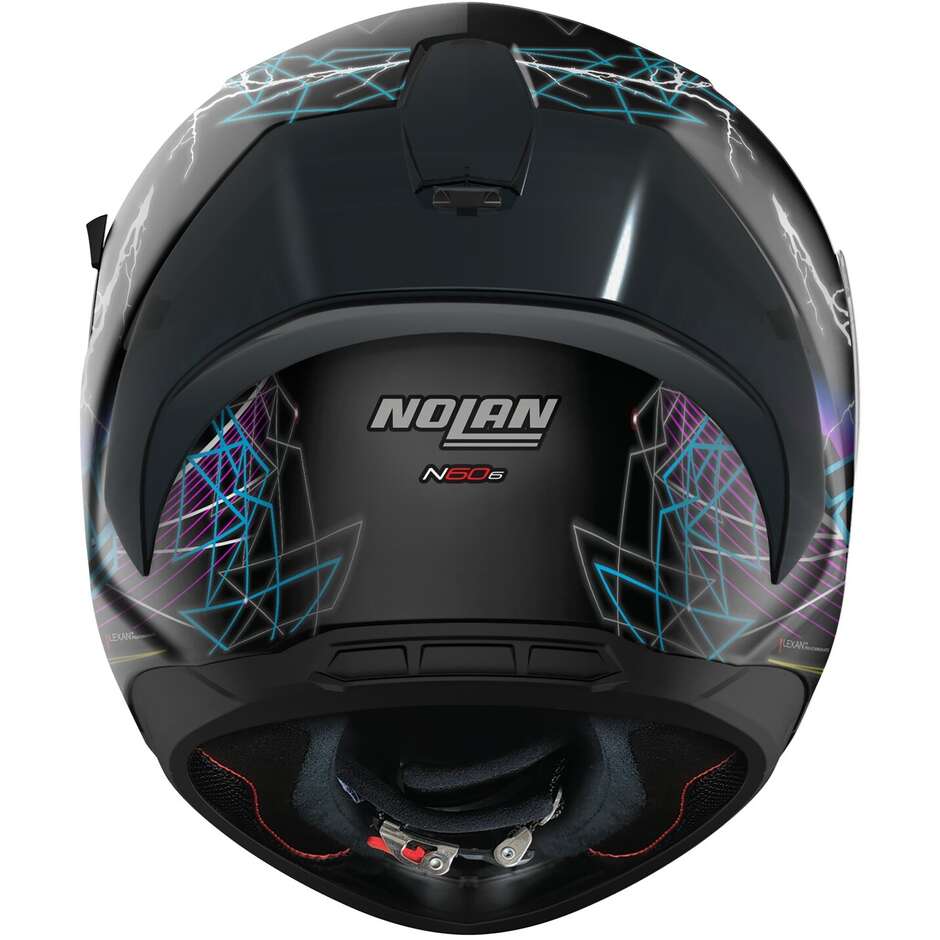 Nolan N60-6 SPORT RAINDANCE 026 Matt Black Multicolor Integral Motorcycle Helmet