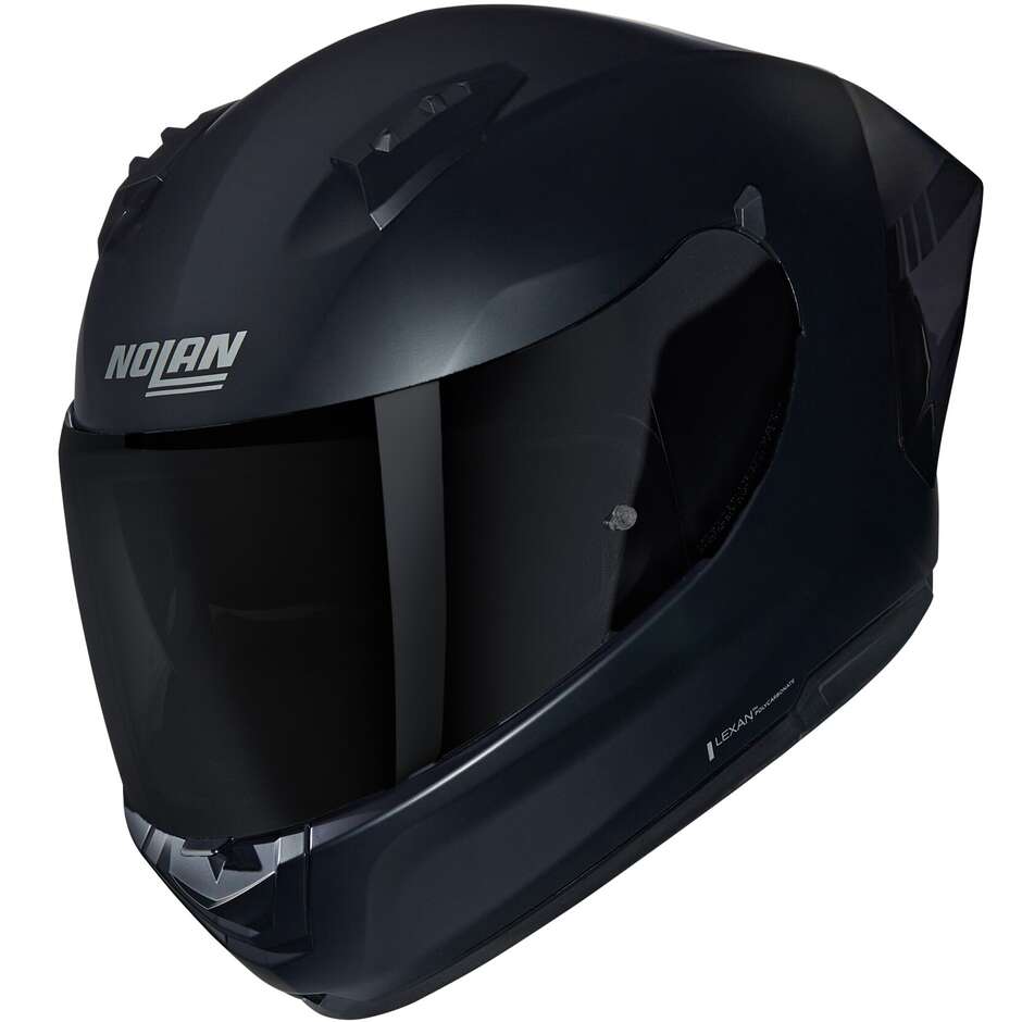 Nolan N60-6 SPORT SILVER 333 Full Face Motorcycle Helmet Black Silver Matt