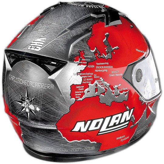 Nolan N64 Gemini Integral Helmet Replica C. Checa Black Opaco