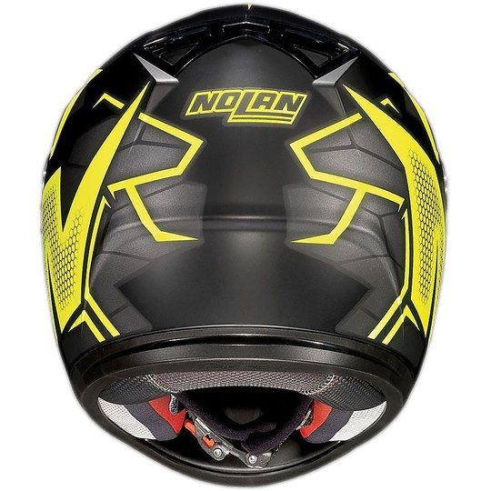 Nolan N64 Heavyweight Black Hexagon Moto Helmet