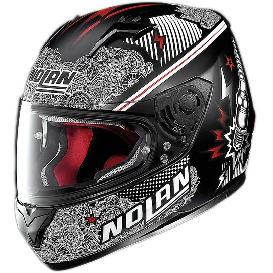 Nolan N64 Lethal Moto Helmet Let's GO Black Opaque
