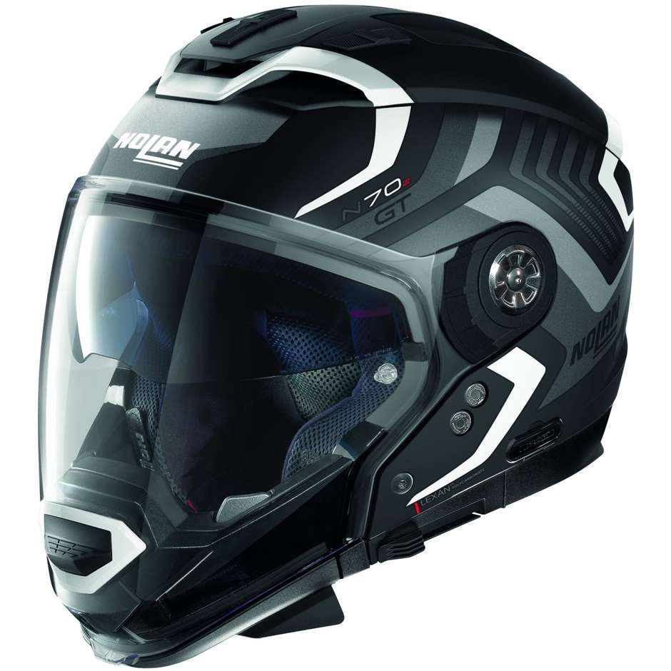 Nolan N70.2 Crossover Motorcycle Helmet GT SPINNAKER N-Com 042 Matt Black