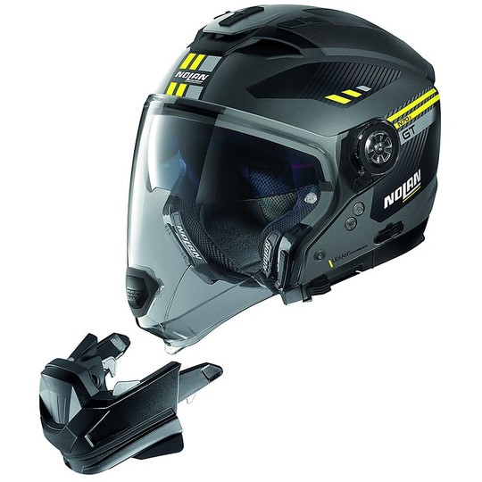 Nolan N70.2 Crossover ON-OFF Motorcycle Helmet GT Bellavista N-Com 020 Opaque Gray Lava