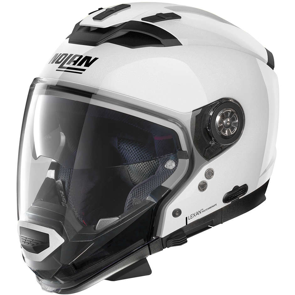 Nolan N70.2 ON-OFF Crossover Motorcycle Helmet GT Classic N-Com 005 Glossy White