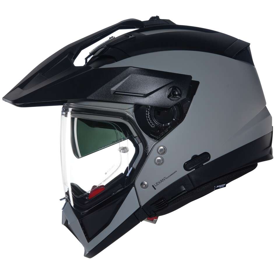 Nolan N70-2 X 06 CLASSIC 304 Glossy Grey Crossover Motorcycle Helmet
