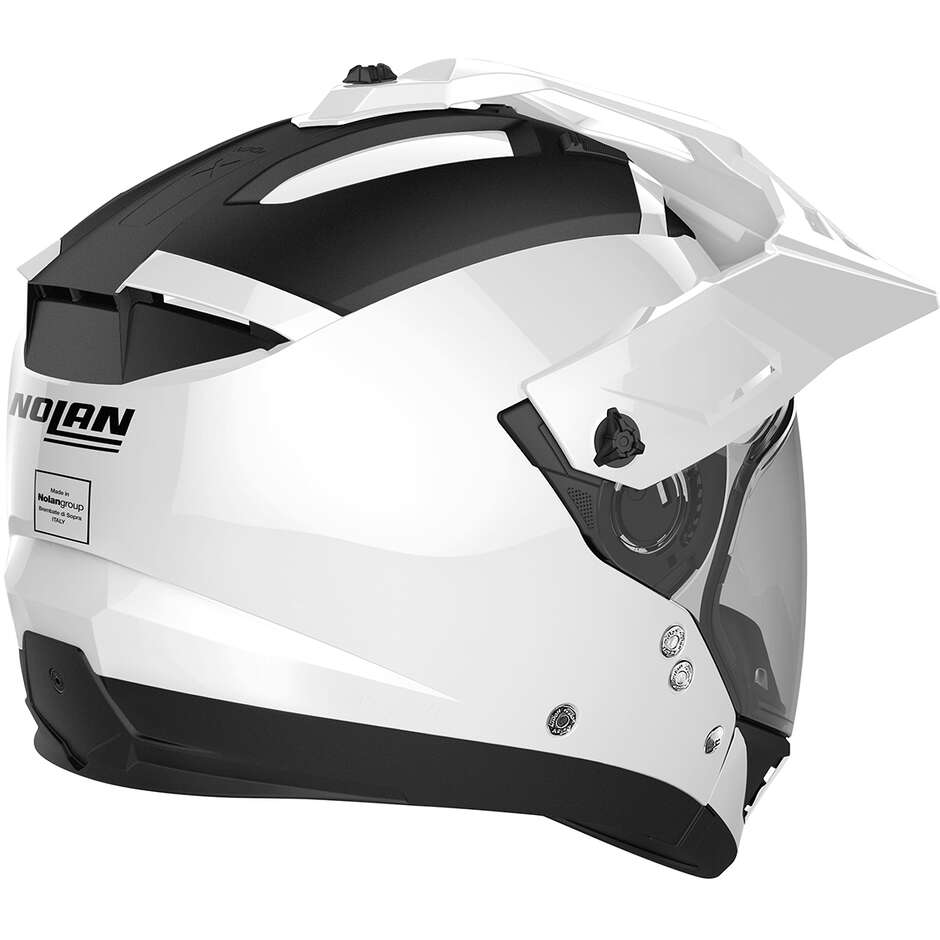 Nolan N70-2 X 06 CLASSIC N-Com 005 White Crossover Motorcycle Helmet