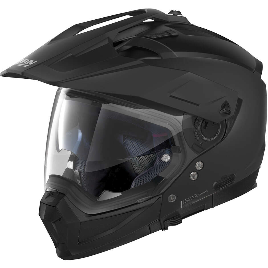 Nolan N70-2 X 06 CLASSIC N-Com 010 Matt Black Crossover Motorcycle Helmet