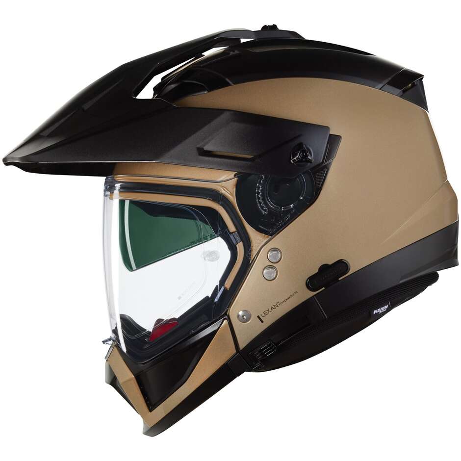Nolan N70-2 X 06 CLASSIC NOBLE 316 Sand Glossy Black Crossover-Motorradhelm
