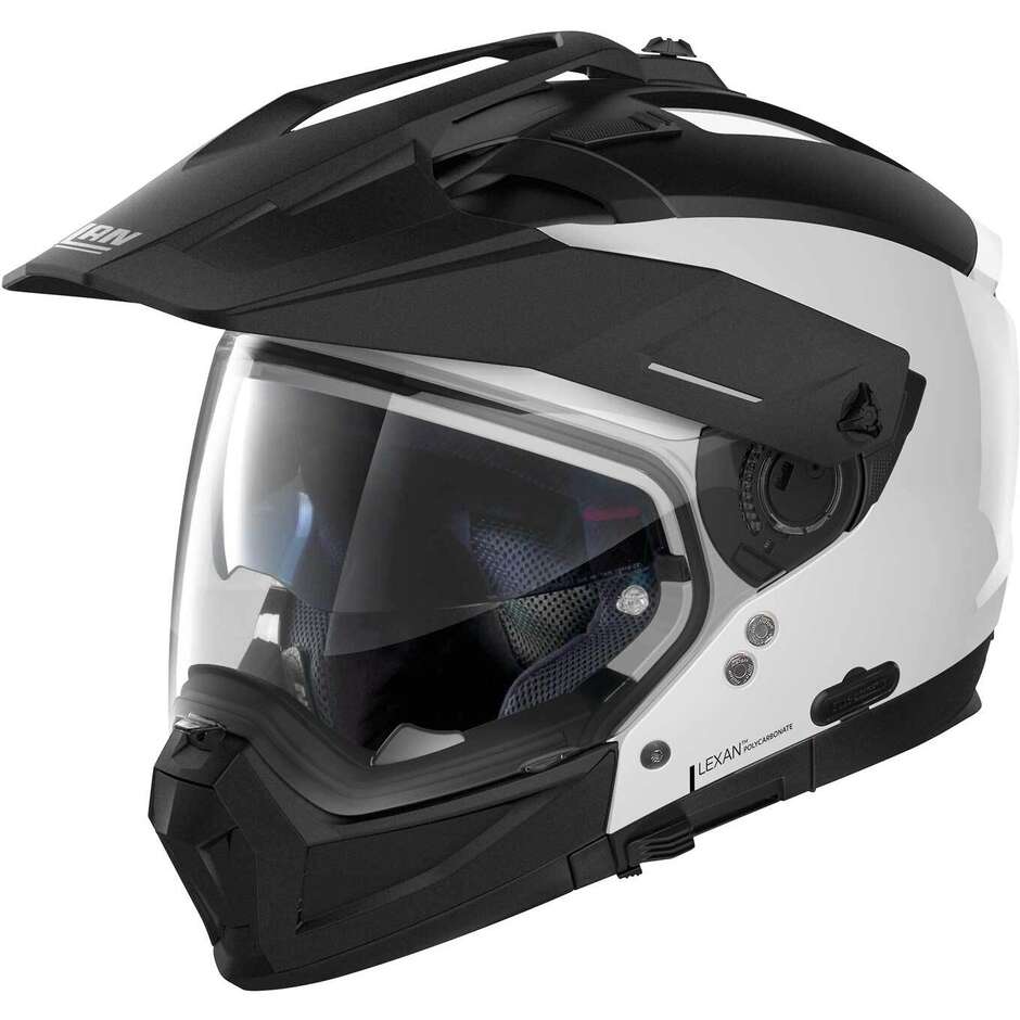 Nolan N70-2 X 06 SPECIAL N-Com 015 White Crossover Motorcycle Helmet