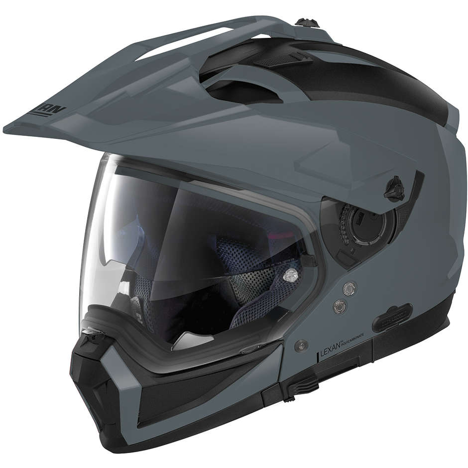 Nolan N70-2 X CLASSIC N-Com 008 Crossover ON-OFF Motorcycle Helmet Slate gray