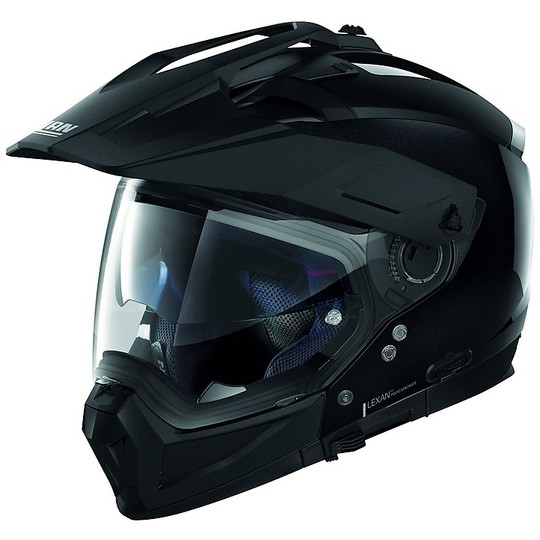 Nolan N70.2x Crossover ON-OFF Motorcycle Helmet Special N-Com 012 Polished Black