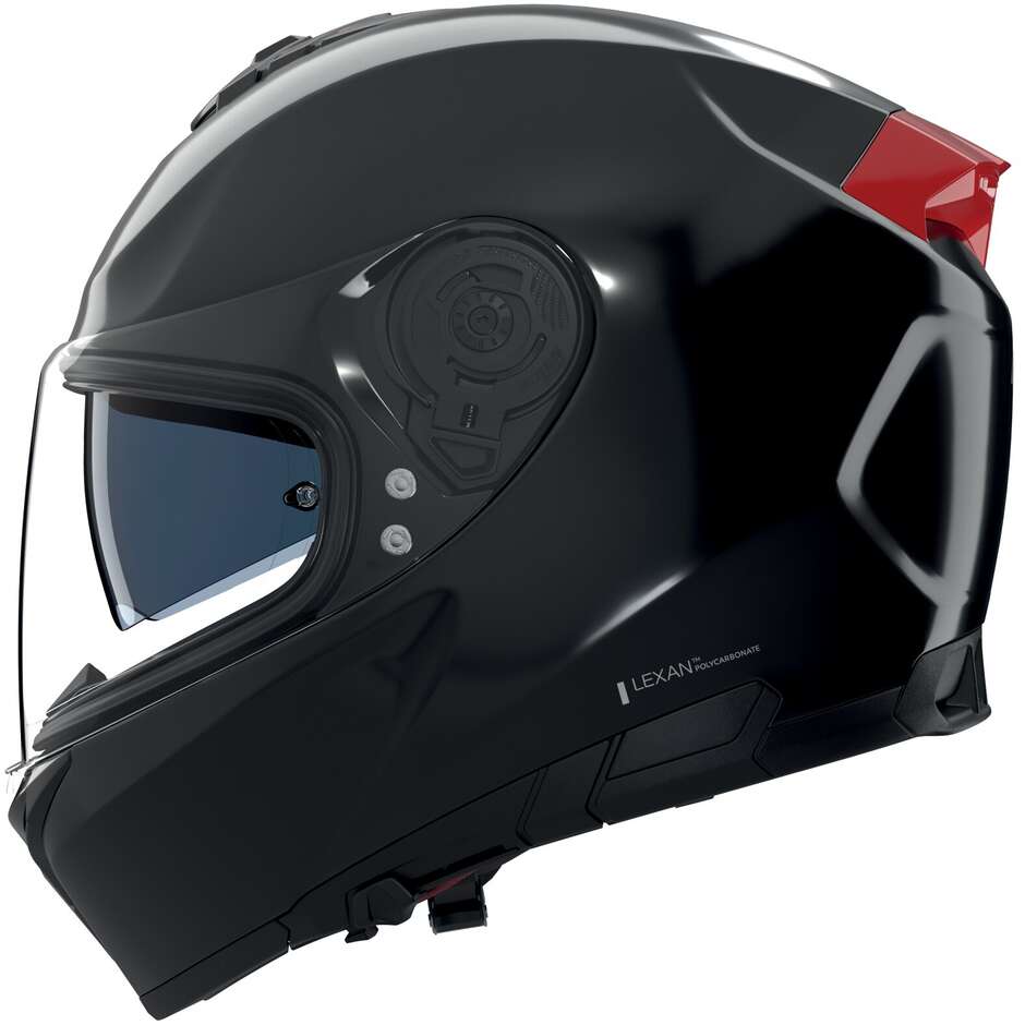 Nolan N80-8 CLASSICO NOBILE 335 Full Face Motorcycle Helmet Glossy Black Red