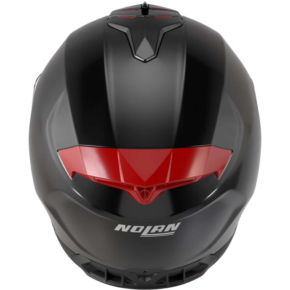 Nolan N80-8 CLASSICO NOBILE 335 Full Face Motorcycle Helmet Glossy Black Red