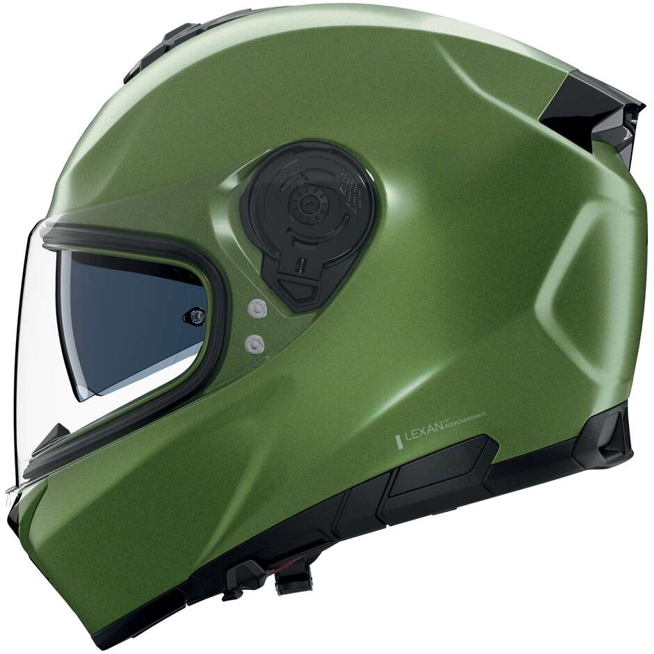 Nolan N80-8 CLASSICO NOBILE 336 Full Face Motorcycle Helmet Glossy Green Metal Grey