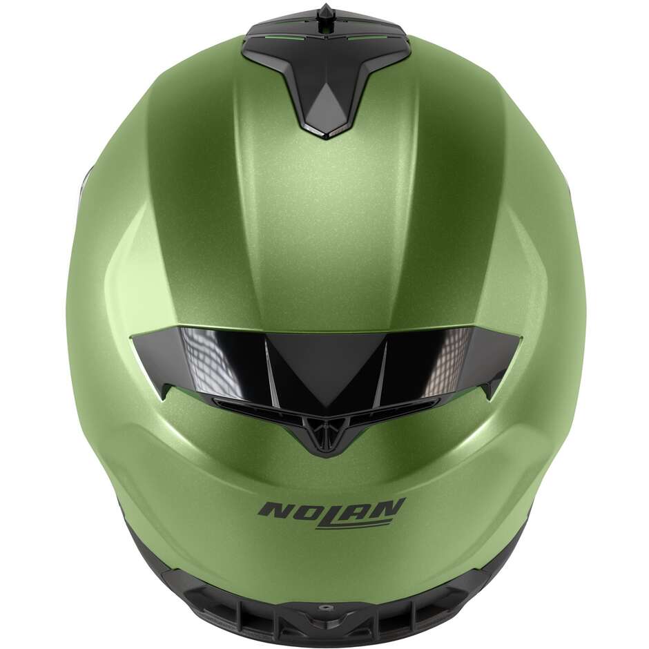 Nolan N80-8 CLASSICO NOBILE 336 Full Face Motorcycle Helmet Glossy Green Metal Grey