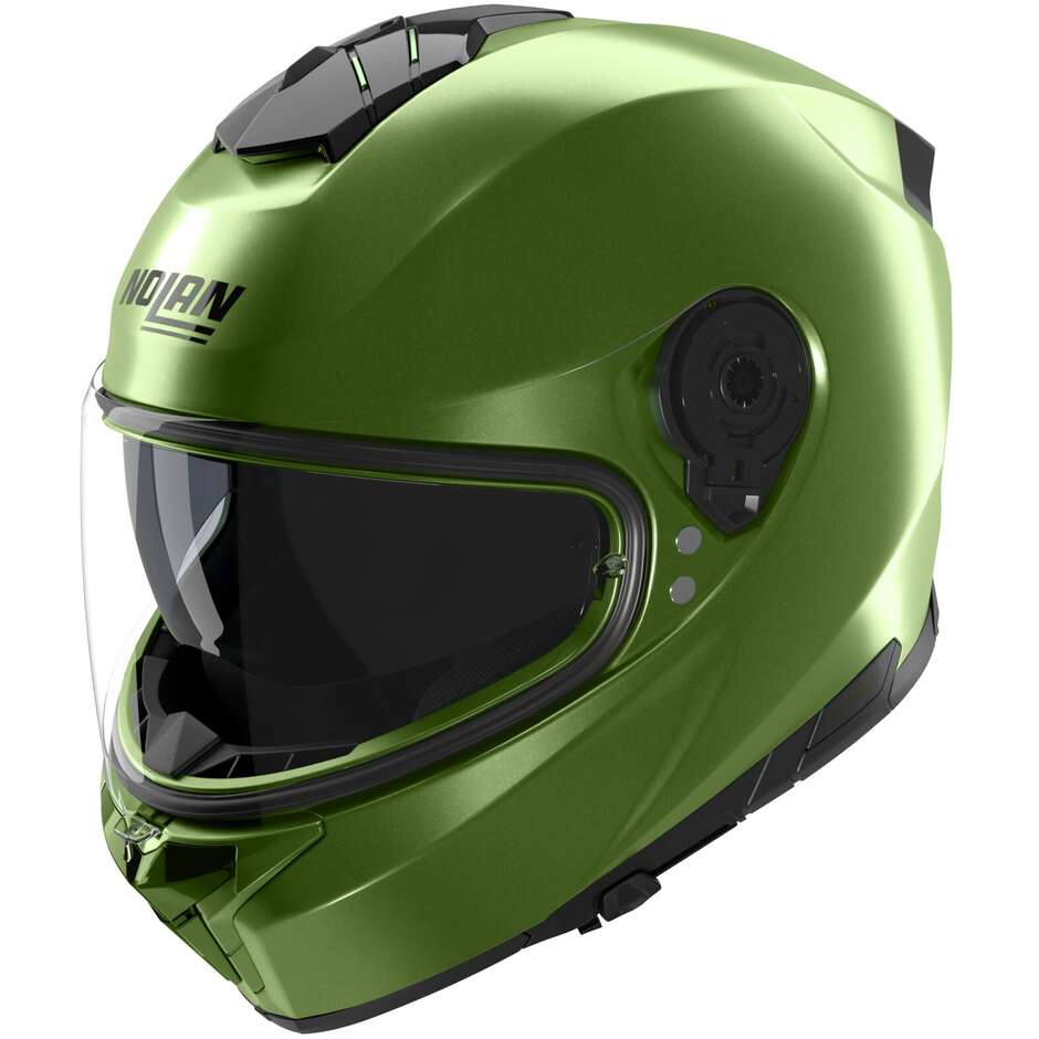 Nolan N80-8 CLASSICO NOBILE 336 Full Face Motorcycle Helmet Glossy Green Metal Grey
