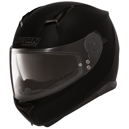 Nolan N87 Classic N-Com 010 Black Moto Helmet