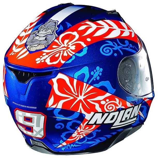 Nolan N87 Integral Motorcycle Helmet Gemini Replica N-Com 062 D
