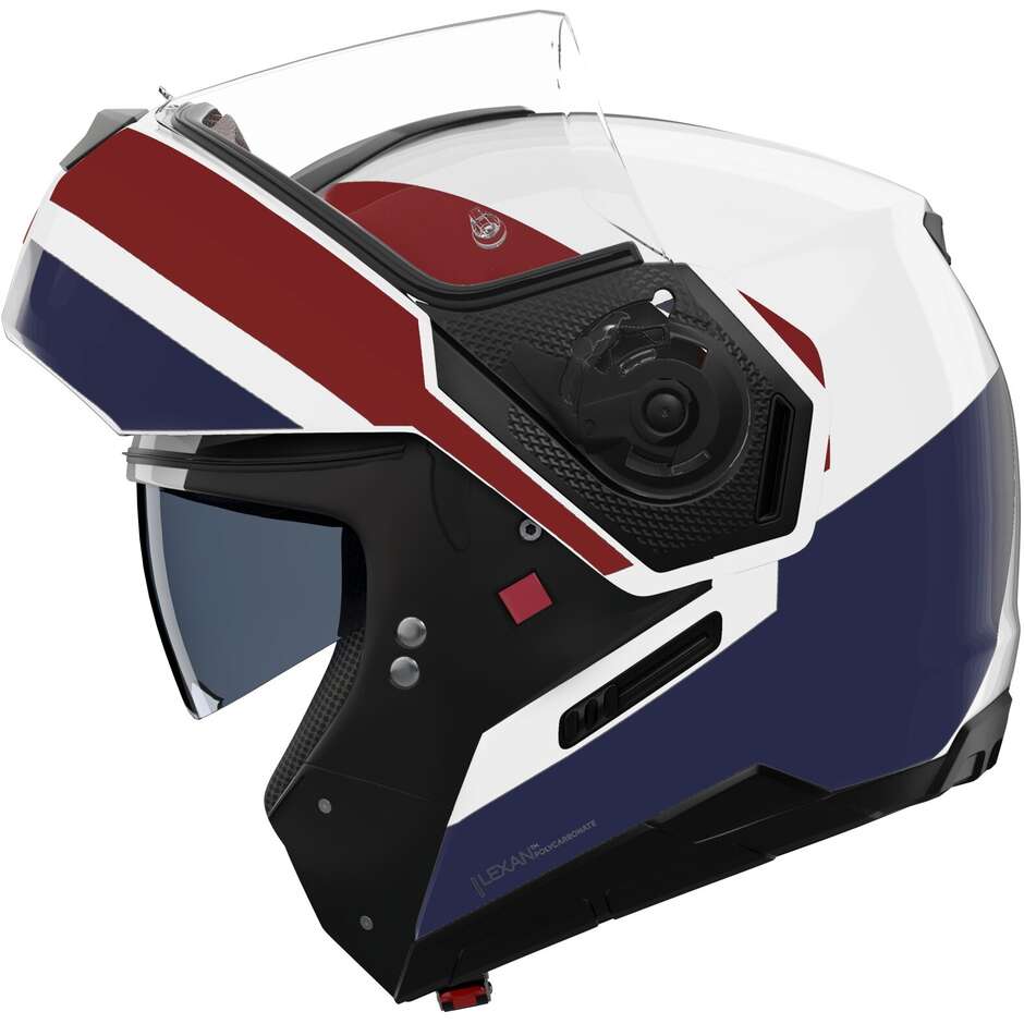 Nolan N90-3 06 ROBOTO 345 Modular Motorcycle Helmet P/J White Red Blue